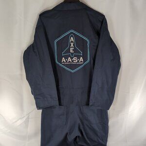 AXE Apollo Space Academy A.A.S.A. Bodyspray Jumpsuit Blue Aldrin Stalworth 42M